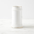 Create Your Own 22oz White and Gold Beer Stein