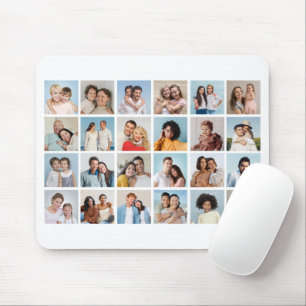 Create Your Own 24 Photo Collage  Mouse Mat