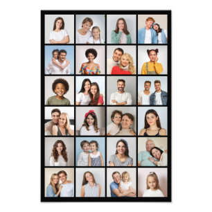 Create Your Own 24 Photo Collage Photo Enlargement