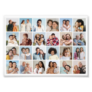 Create Your Own 24 Photo Collage Photo Enlargement Print