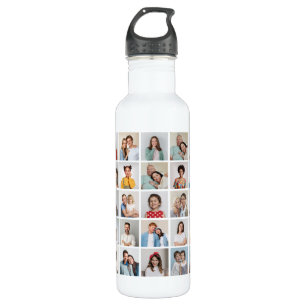 Create Your Own 25 Photo Collage 710 Ml Water Bottle
