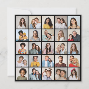 Create Your Own 25 Photo Collage Card