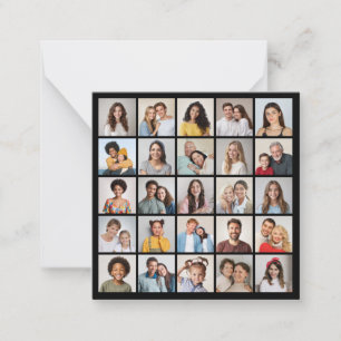 Create Your Own 25 Photo Collage Card