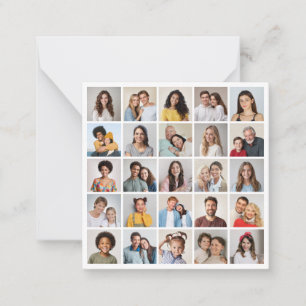 Create Your Own 25 Photo Collage Card