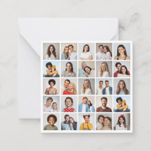 Create Your Own 25 Photo Collage Card