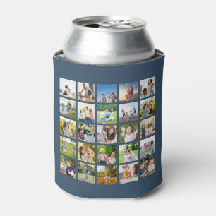 Create Your Own 25 Photo Collage Editable Can Cooler