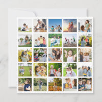 Create Your Own 25 Photo Collage Editable