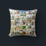 Create Your Own 25 Photo Collage Editable Cushion<br><div class="desc">Create a timeless masterpiece with our "Editable 25 Photo Collage." Perfect for capturing memories from Christmas, birthdays, weddings, anniversaries, graduations, Father's Day, Mother's Day, or any other special occasion, this collage allows you to curate a personalised and stunning visual narrative. With its customisable features, you can arrange and edit the...</div>