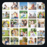 Create Your Own 25 Photo Collage Editable Square Sticker<br><div class="desc">Create a timeless masterpiece with our "Editable 25 Photo Collage." Perfect for capturing memories from Christmas, birthdays, weddings, anniversaries, graduations, Father's Day, Mother's Day, or any other special occasion, this collage allows you to curate a personalised and stunning visual narrative. With its customisable features, you can arrange and edit the...</div>