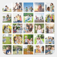 Create Your Own 25 Photo Collage Editable