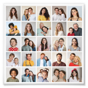 Create Your Own 25 Photo Collage Photo Enlargement