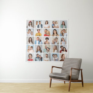 Create Your Own 25 Photo Collage Tapestry