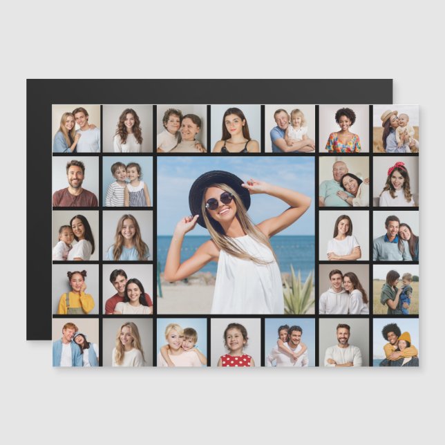 Create Your Own 27 Photo Collage (Front/Back)