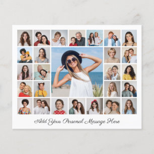 Create Your Own 27 Photo Collage Paper Sheet