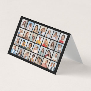 Create Your Own 28 Photo Collage Pack of 25 Cards
