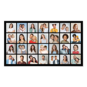 Create Your Own 28 Photo Collage Photo Enlargement Print