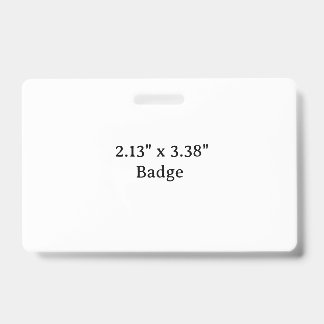 Create Your Own 2.13" x 3.38" ID Badge