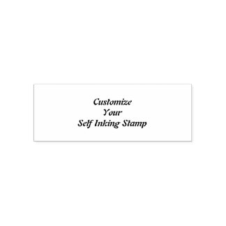 Create Your Own 2.15" x 0.78" Self Inking Stamp
