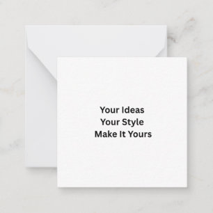 Create Your Own 2.5"x2.5" Note Card
