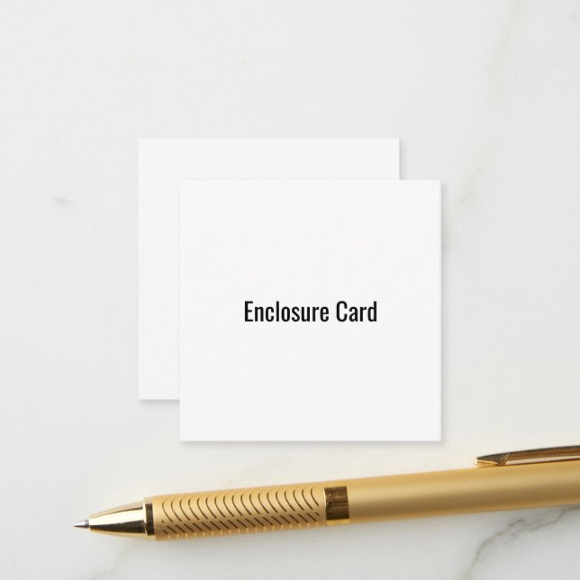 Create Your Own 2.5" x 2.5" Squared Enclosure Card (Front/Back In Situ)