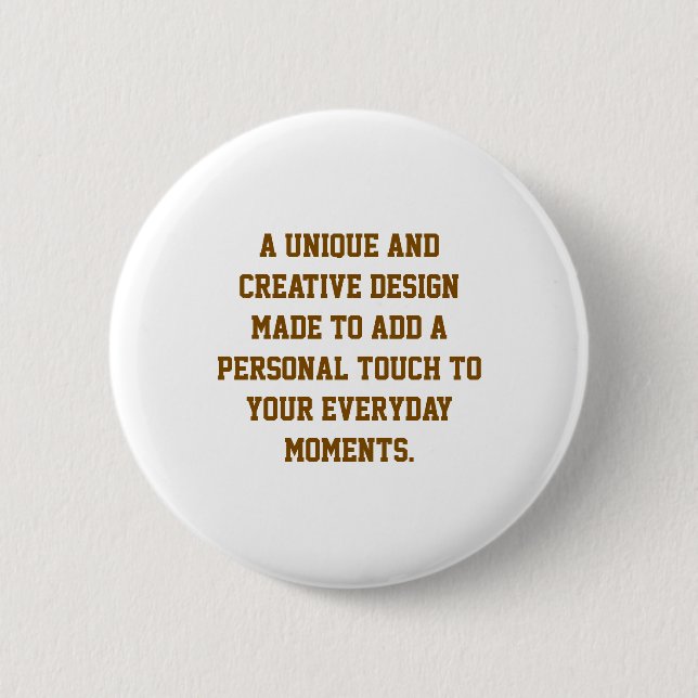 Create Your Own 2¼ Inch Round Button (Front)