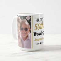 Create Your Own 2 Photo 50th Golden Anniversary 