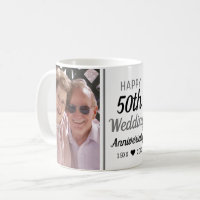 Create Your Own 2 Photo 50th Wedding Anniversary