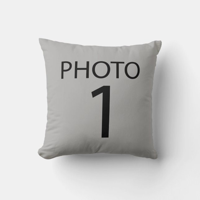 Create your own 2 PHOTO COLLAGE  Front & Back Cushion (Front)
