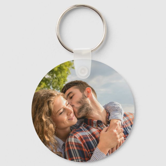 Create Your Own 2 Photo Double Sided Key Ring (Front)