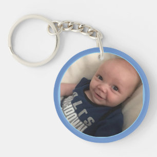Create Your Own 2 Photo Gift For Mum or Grandma Key Ring