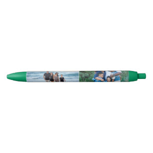 Create Your Own 2 Photo Personalised Black Ink Pen
