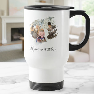 Create Your Own 2 Photo Travel Mug