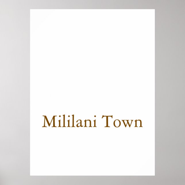 Create Your Own 30"x40" Matte Poster (Front)