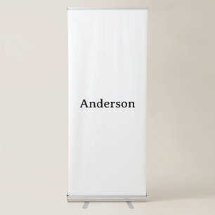 Create Your Own 33" x 84" Vertical Retractable Banner