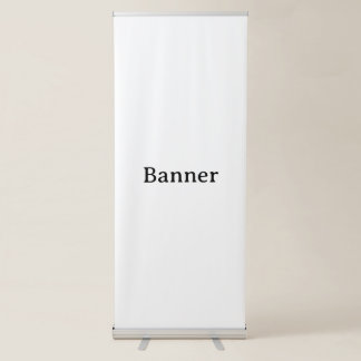 Create Your Own 33" x 84" Vertical Retractable Banner