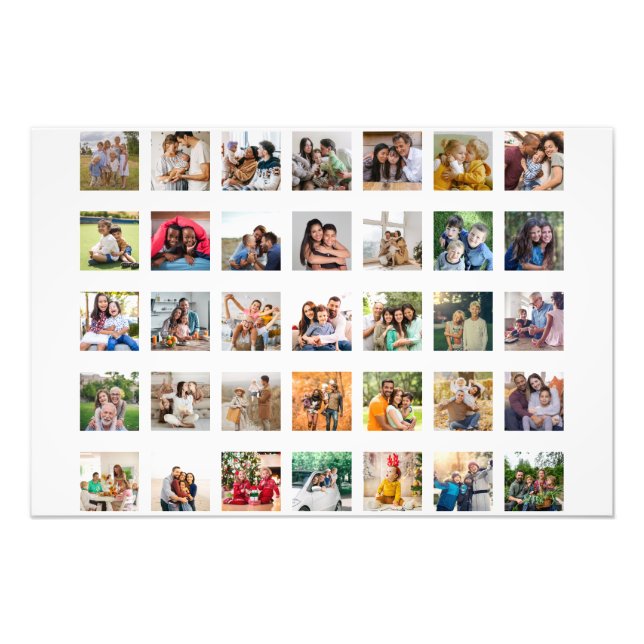 Create Your Own 35 Photo Collage (Front)