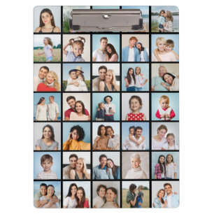 Create Your Own 35 Photo Collage Clipboard