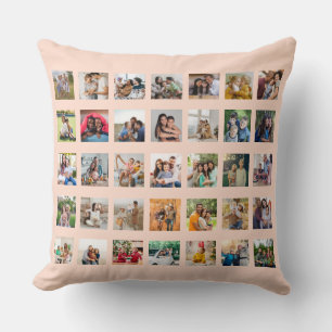 Create Your Own 35 Photo Collage Cushion