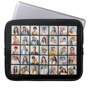 Create Your Own 35 Photo Collage Laptop Sleeve