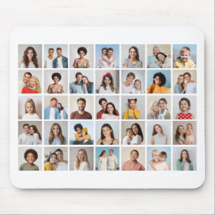 Create Your Own 35 Photo Collage Mouse Mat