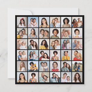 Create Your Own 36 Photo Collage Card