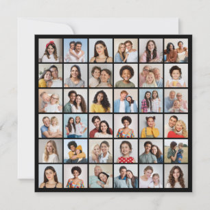 Create Your Own 36 Photo Collage  Card