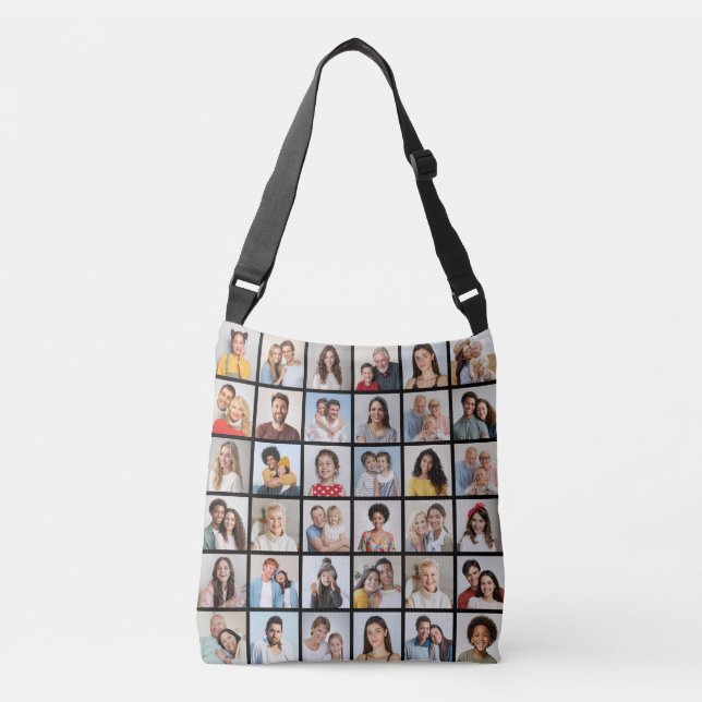 Create Your Own 36 Photo Collage Crossbody Bag (Front)