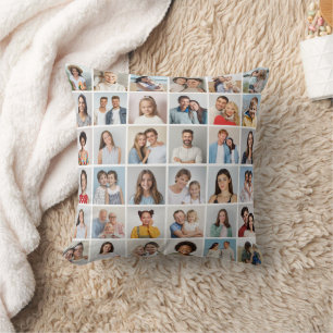 Create Your Own 36 Photo Collage Cushion