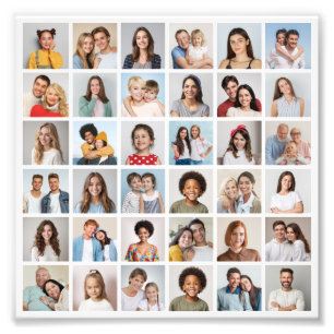 Create Your Own 36 Photo Collage Photo Enlargement