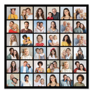 Create Your Own 36 Photo Collage Photo Enlargement Print
