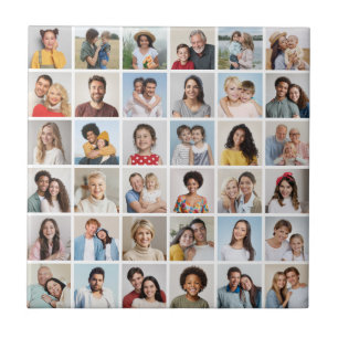 Create Your Own 36 Photo Collage Tile