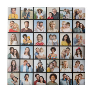 Create Your Own 36 Photo Collage Tile