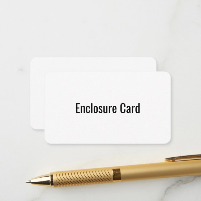 Create Your Own 3.5" x 2" Rounded Enclosure Card (Front/Back In Situ)