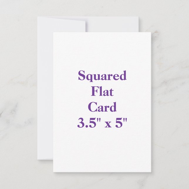 Create Your Own 3.5" x 5" Flat Card (Front)